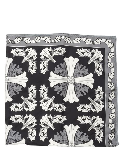 chrome hearts silk scarf